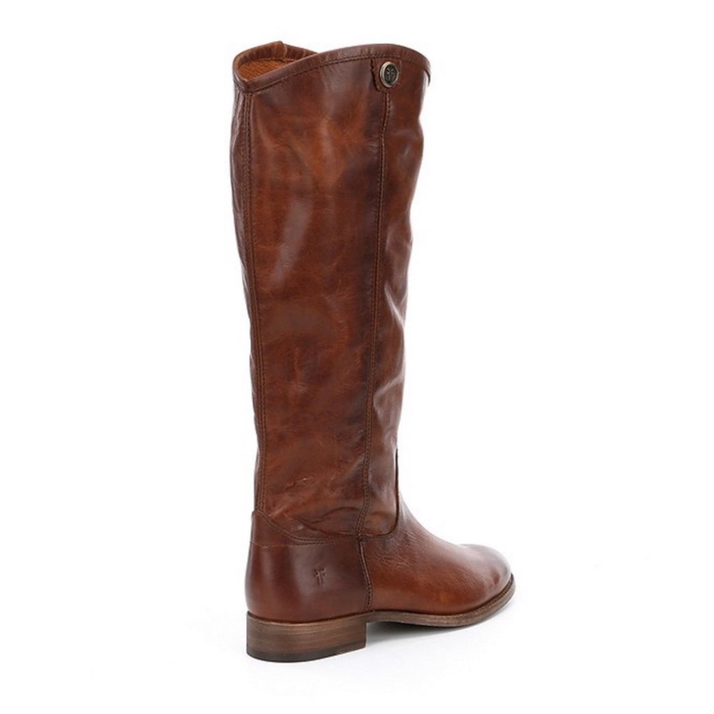 FRYE β’ Melissa Button 2 Riding Motorcycle Boots - Picture 4 of 8